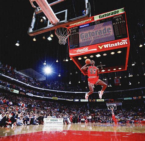 Michael Jordan in flight