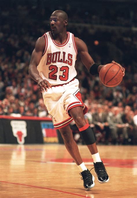 Michael Jordan with ball