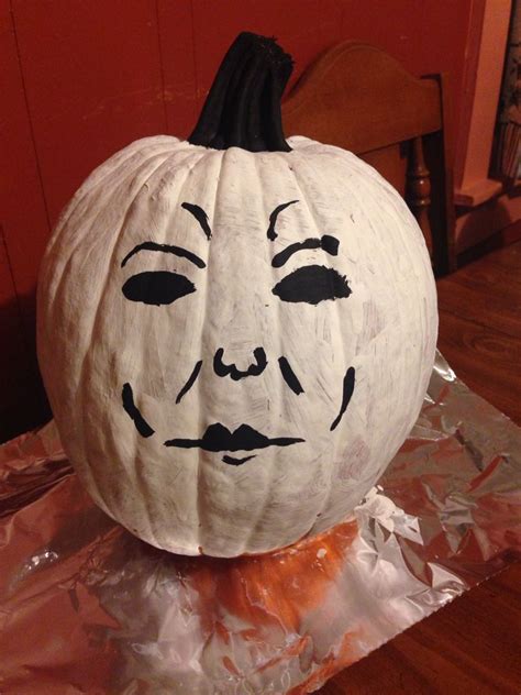 Michael Myers Pumpkin Carving Idea 1