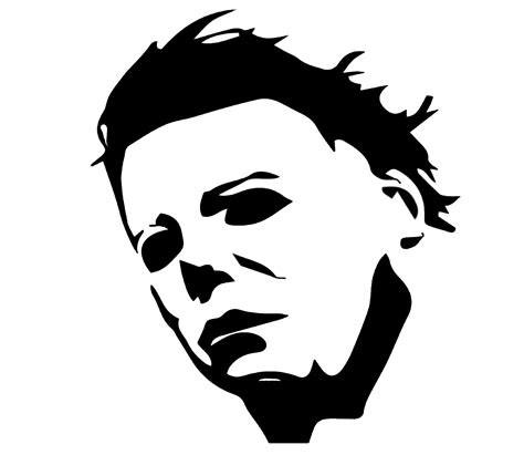 Michael Myers silhouette stencil