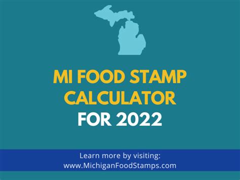 Michigan Food Stamps Benefits