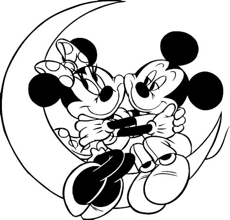 Mickey Mouse coloring page for kids