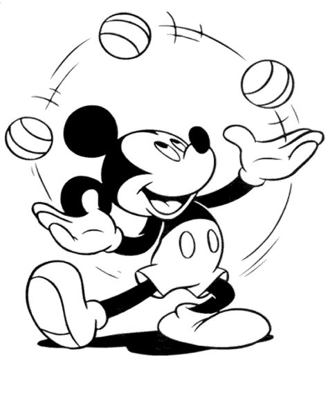 Child coloring a Mickey Mouse picture