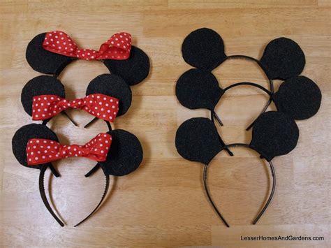 Mickey Ears Headband DIY