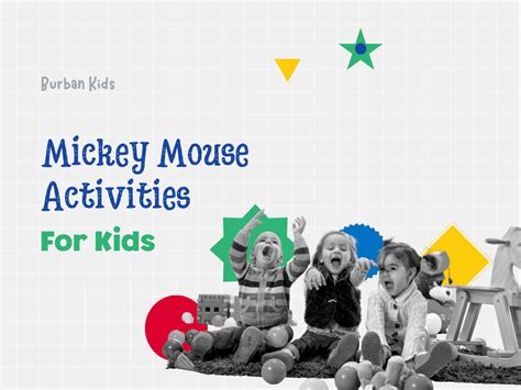 Mickey Mouse Activities for Kids