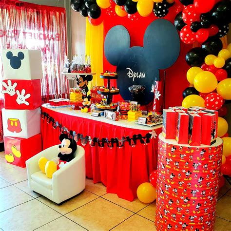 Mickey Mouse Birthday Party Decorations Ideas