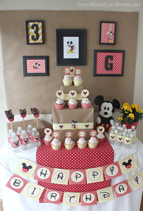 Mickey Mouse Birthday Party Ideas for Girls