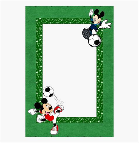 Mickey Mouse Border Template 10