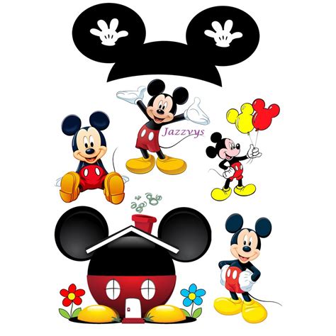 Mickey Mouse Cake Topper Design