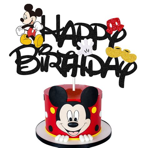 Mickey Mouse Cake Topper for Birthday