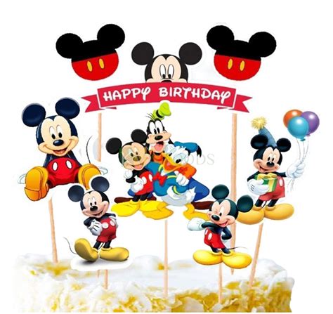 Mickey Mouse Cake Topper Ideas