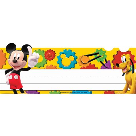 Mickey Mouse Clubhouse name tag