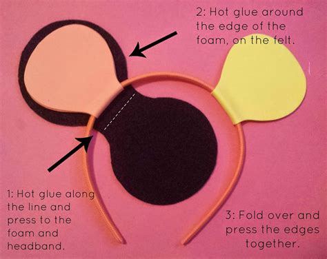 Mickey Mouse Ears DIY Template