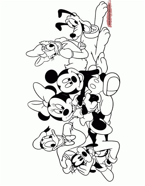 Mickey Mouse Friends Coloring