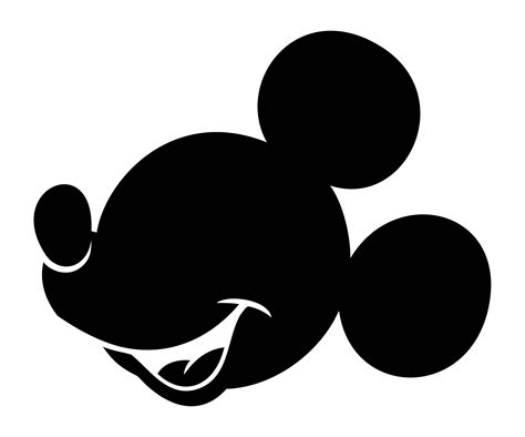 Mickey Mouse Outline Printable Templates Gallery 4