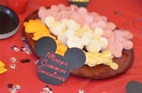 Mickey Mouse Party Food and Drink Ideas