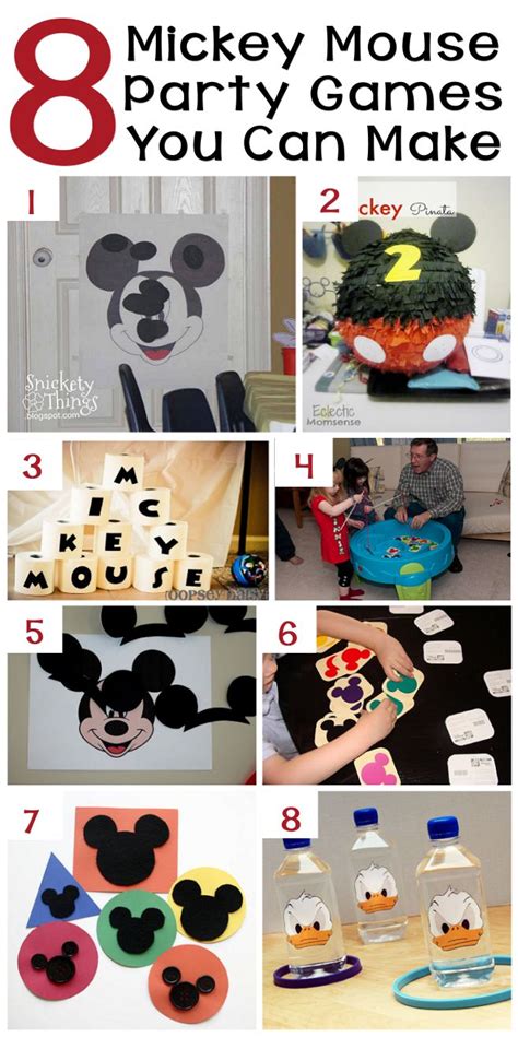 Mickey Mouse Party Games and Activities for Kids