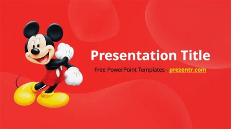 Mickey Mouse Powerpoint template