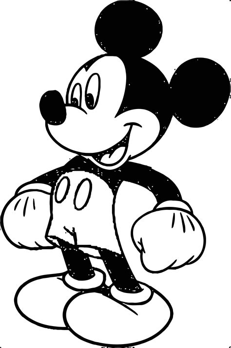 Mickey Mouse Printable Coloring Sheets