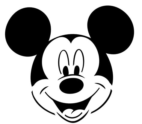 Mickey Mouse Pumpkin Stencil