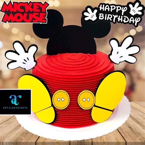 Mickey Mouse with Hat Cake Topper