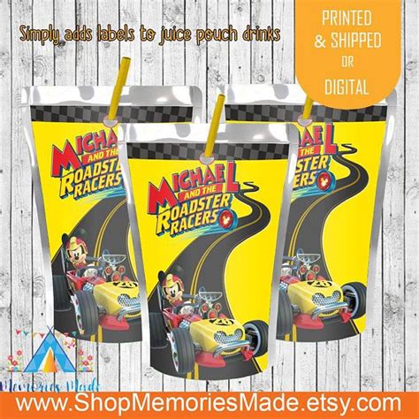 Mickey Roadster Racers Party Favors