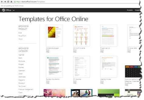 Microsoft Office Template Example