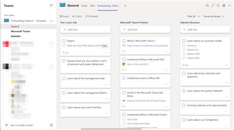 Microsoft Planner Onboarding Template Identifying Trends