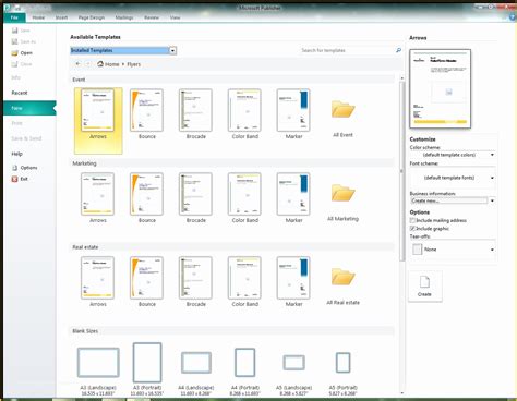 Microsoft Publisher Templates Free Download Gallery 3