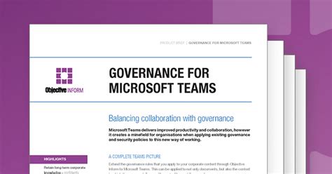 Microsoft Teams Governance Templates