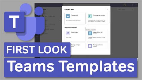 Microsoft Teams Template Gallery 4