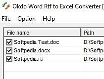 Microsoft Word RTF to Excel