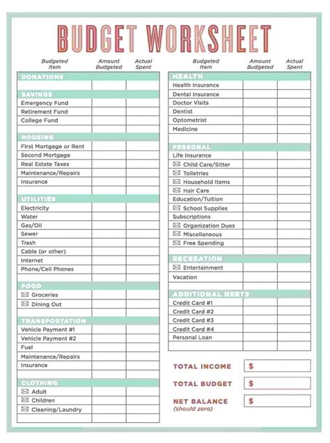 Budget Template