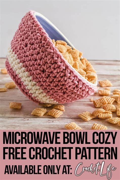 Microwave bowl cozy free pattern