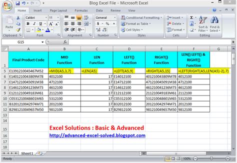 Using the MID function with an entire column