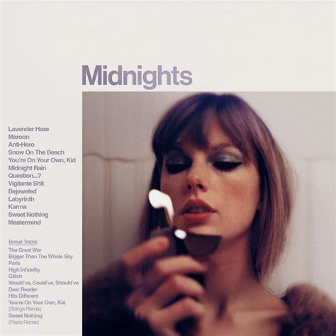 Midnights album cover template inspiration