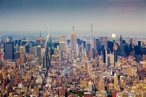 The Midtown Manhattan skyline at sunset