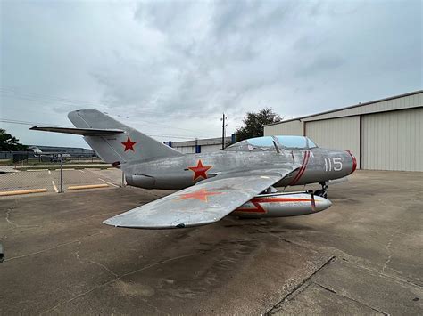 Soviet-made MiG-15 in flight