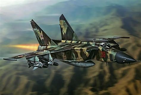 MiG-25 Foxbat in flight