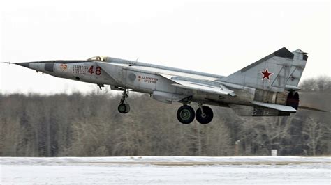 Mikoyan-Gurevich MiG-25 interceptor plane