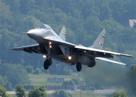 MiG-29 Fulcrum in flight