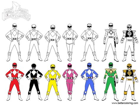 Mighty Morphin Power Rangers images to print