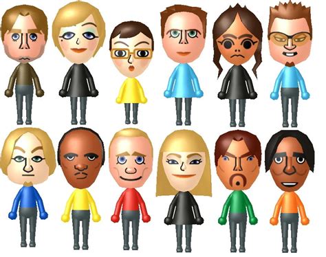 A Mii character