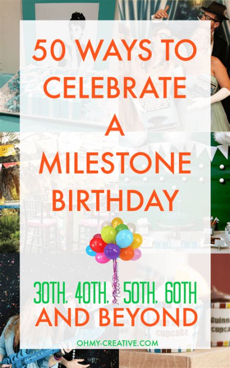 Milestone Birthday Template