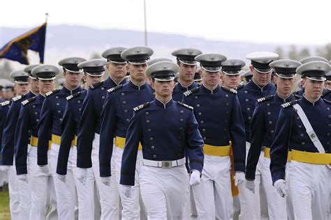 Cadets at a military academy