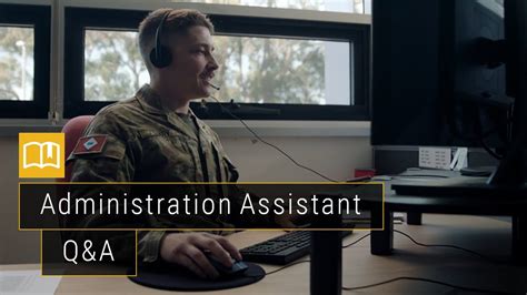 Military Administrative Assistant