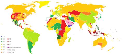 Military Age of Consent Laws Around the World