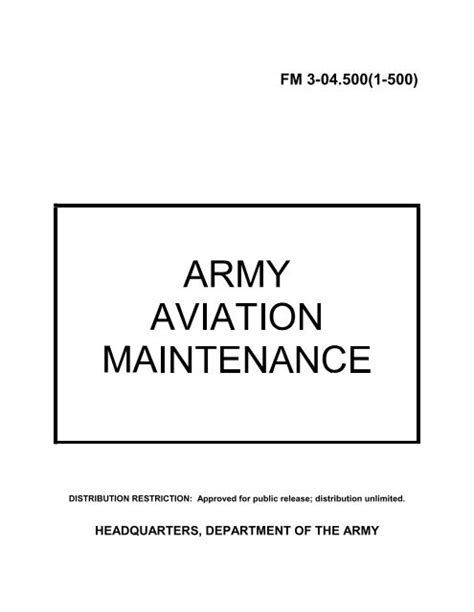 Military Aircraft Maintenance Template