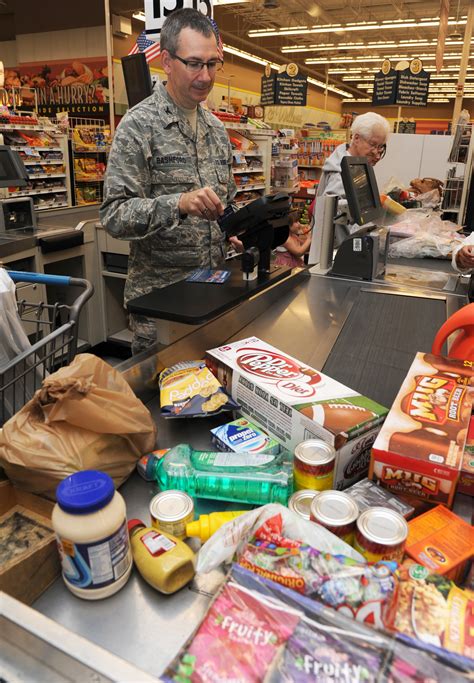 Military base grocery store delicatessen