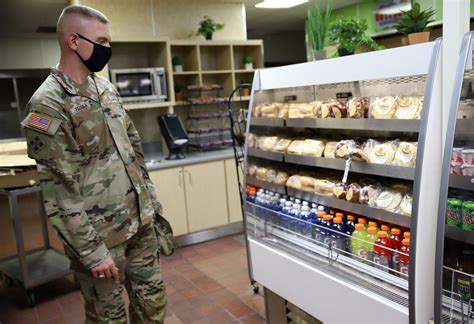 Military base grocery store meat department